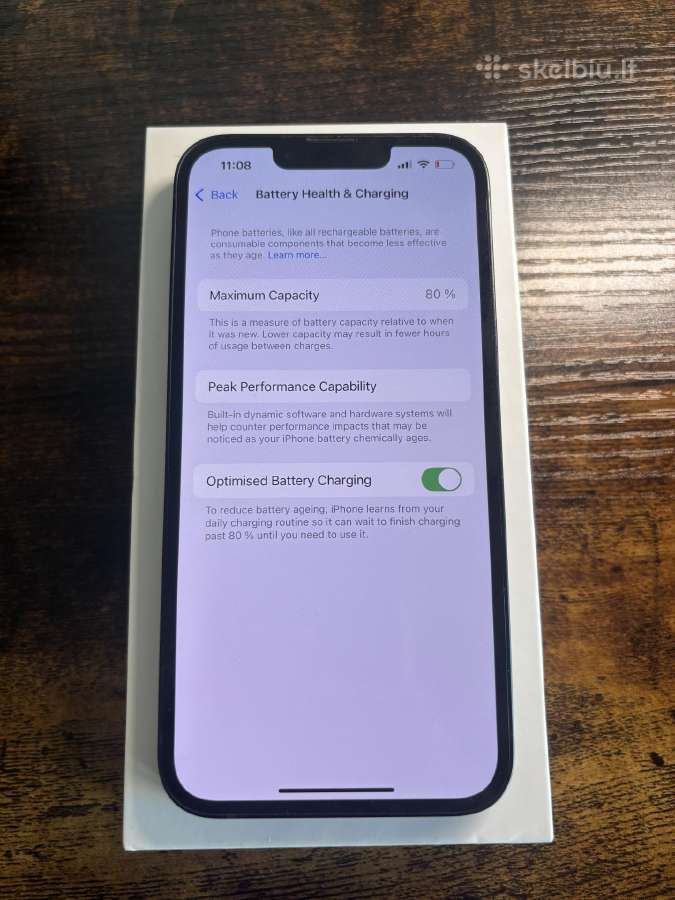 iPhone 13 128gb Midnight - nuotraukos Nr. 3