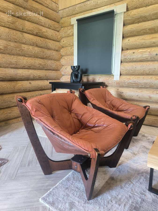 Du mid century retro skandinaviški krėslai - nuotraukos Nr. 2