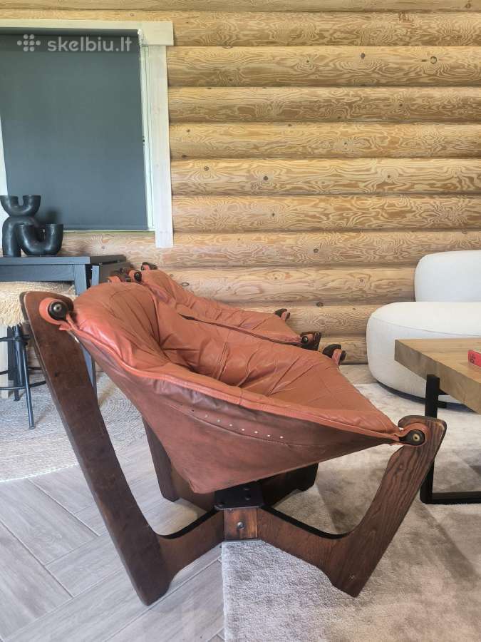 Du mid century retro skandinaviški krėslai - nuotraukos Nr. 4