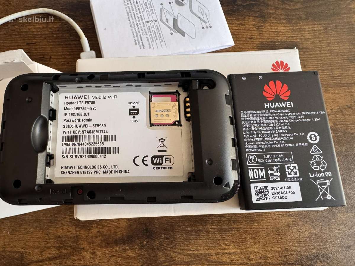 Modemas Huawei E5785-92c 4G Lte idealaus stovio - nuotraukos Nr. 6