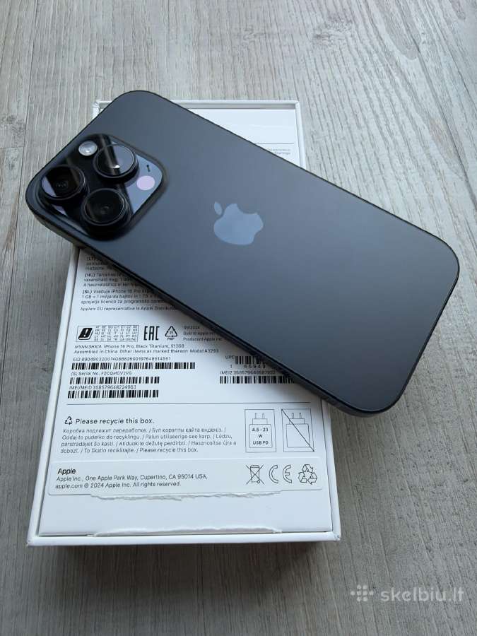iPhone 16 pro - nuotraukos Nr. 4