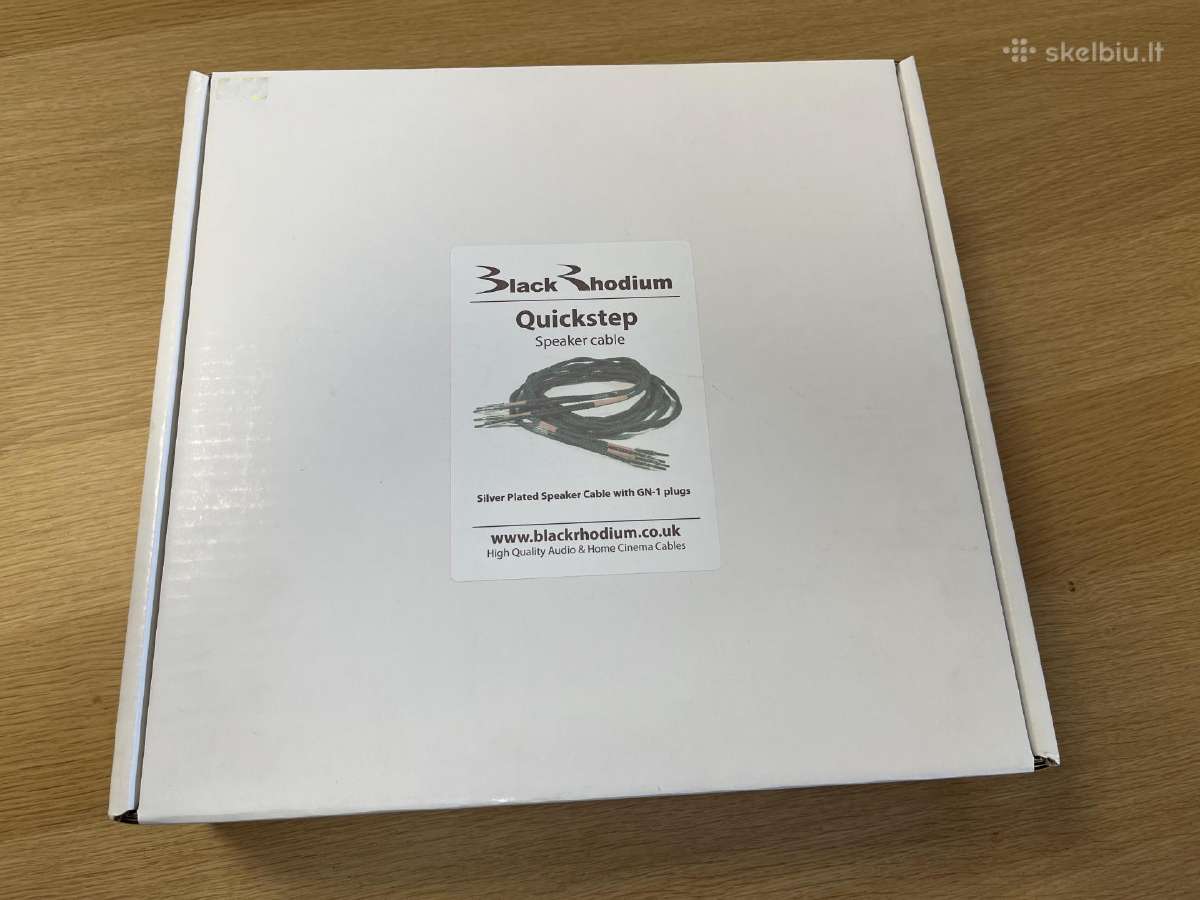 Nauji Black Rhodium kabeliai 2x3m. nuo 190 eur. - nuotraukos Nr. 4