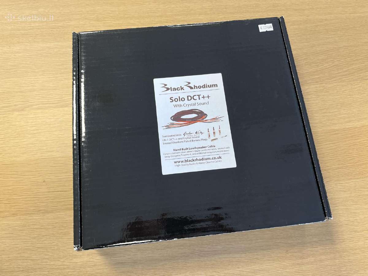 Nauji Black Rhodium kabeliai 2x3m. nuo 190 eur. - nuotraukos Nr. 7