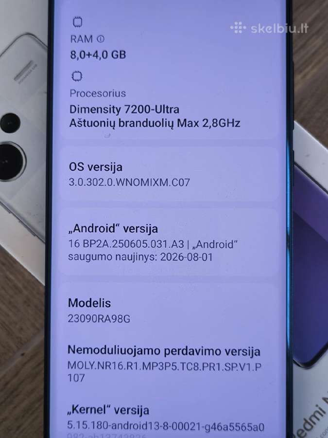Xiaomi Redmi Note 13 Pro Plus 5G 256gb Garantija. - nuotraukos Nr. 11