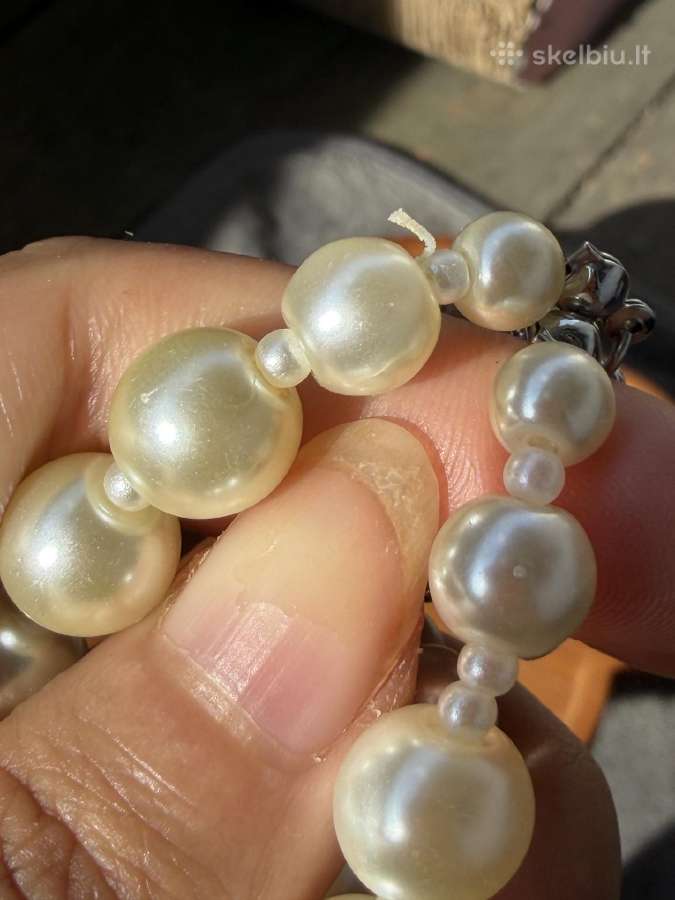 Vivienne Westwood Three Row Pearl Drop Choker - nuotraukos Nr. 5