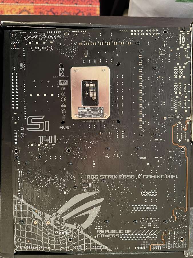 Asus rog strix z690-e gaming WiFi ddr5 lga1700 - nuotraukos Nr. 2
