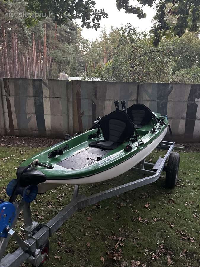 Aquanami Jetangler žvejybinė baidarė su priekaba - nuotraukos Nr. 5