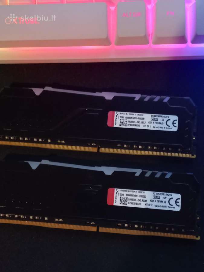 Hyperx Fury Rgb Ddr4 16 GB - nuotraukos Nr. 2