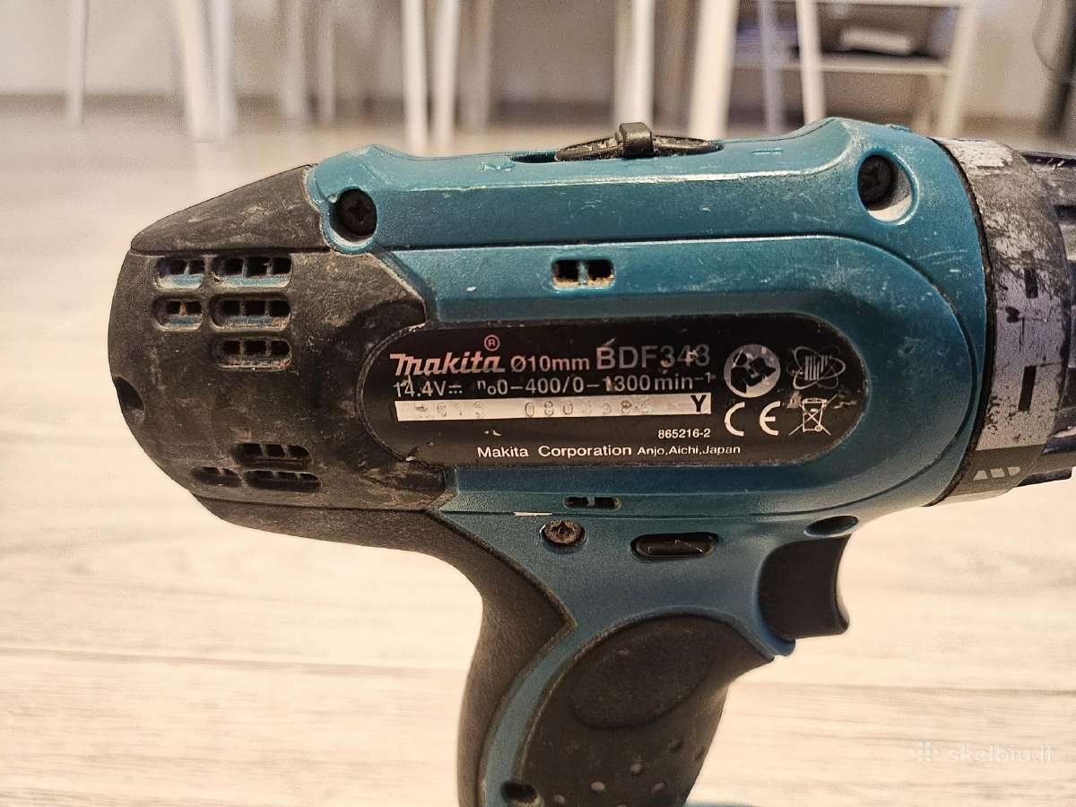 Makita 14.4v suktuvas,akumuliatoriai po 15 pakrove - nuotraukos Nr. 4