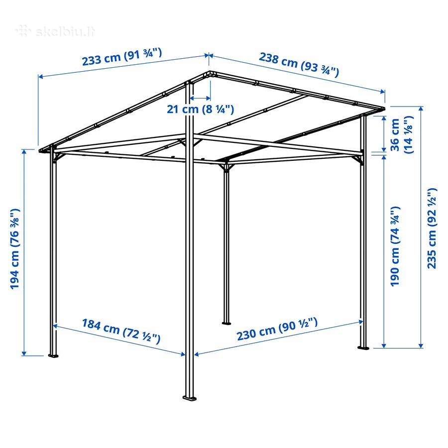 Ikea pavėsinė - nuotraukos Nr. 5