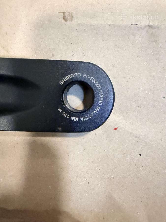 Shimano GRX 610 170mm crank arms - nuotraukos Nr. 6