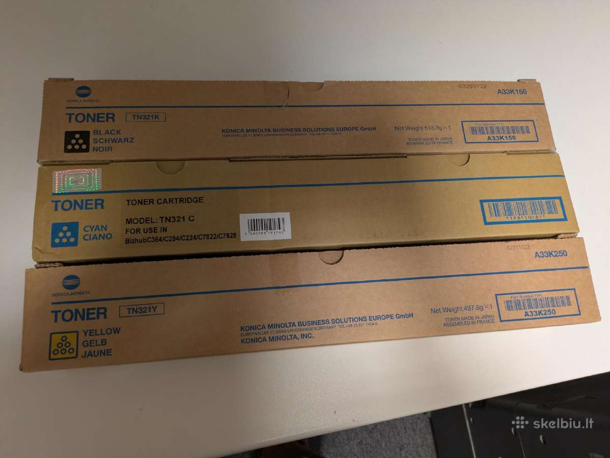 Konica Minolta Bizhub C224e + dažai - nuotraukos Nr. 2