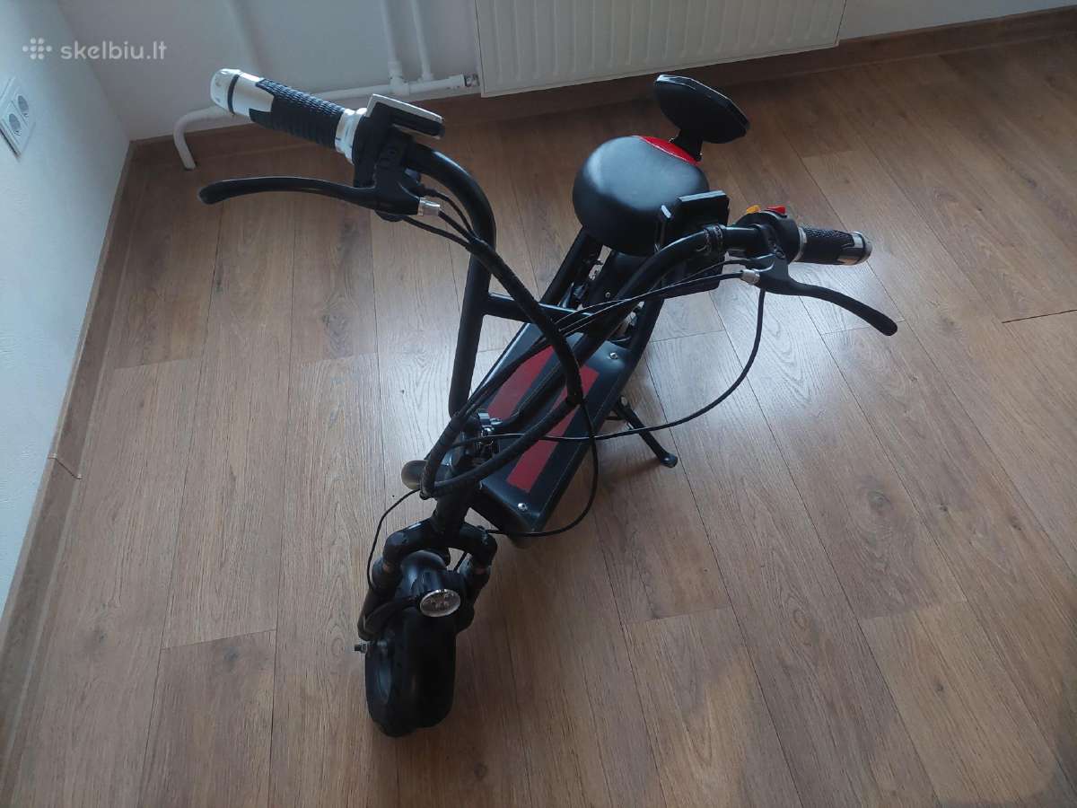 Elektrinis paspirtukas mini su sėdyne - nuotraukos Nr. 6