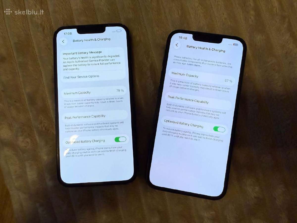 Parduodami 2 vnt. iPhone 13 128 GB. - nuotraukos Nr. 2