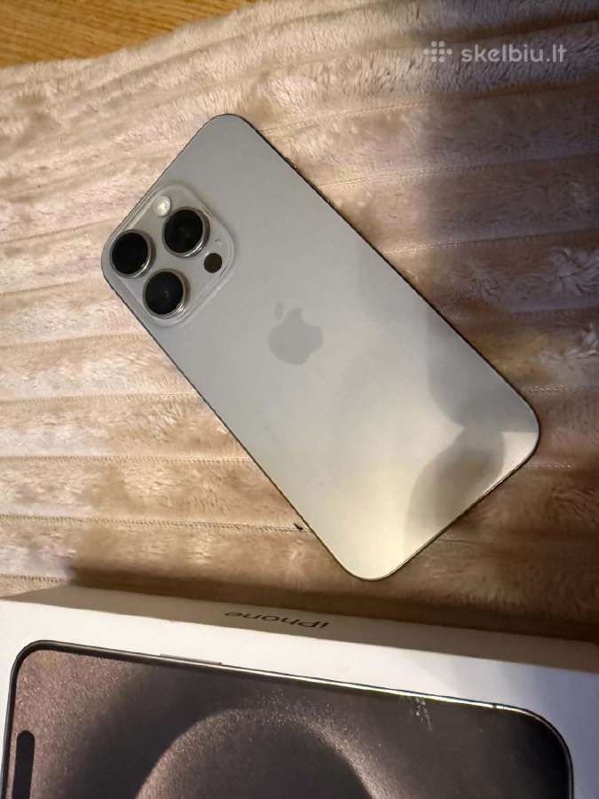 Parduodamas iPhone 15 Pro 128 GB. - nuotraukos Nr. 2
