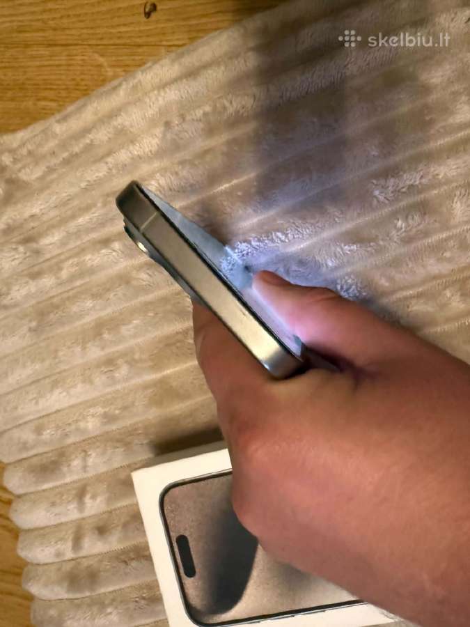 Parduodamas iPhone 15 Pro 128 GB. - nuotraukos Nr. 5