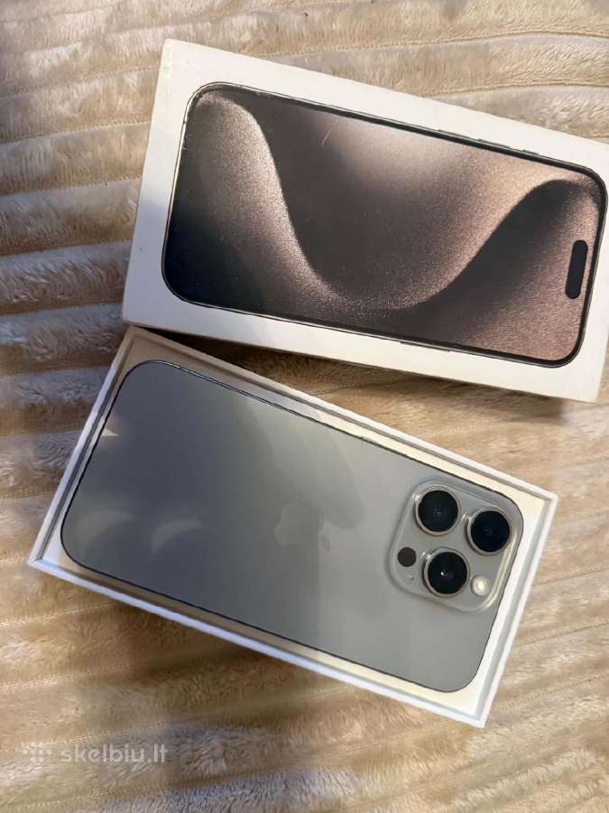 Parduodamas iPhone 15 Pro 128 GB. - nuotraukos Nr. 7