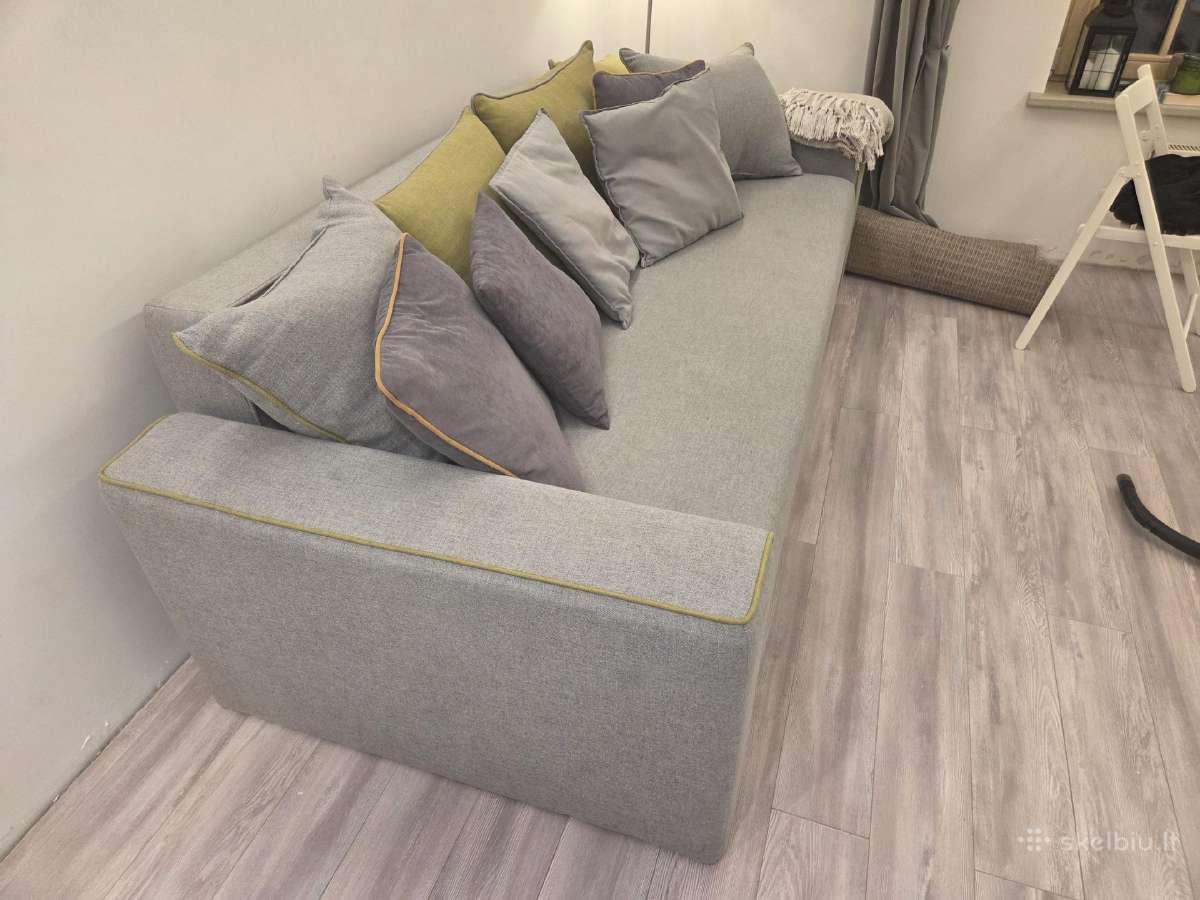 Sofa-lova su miego mechanizmu ir patalynės dėže - nuotraukos Nr. 2