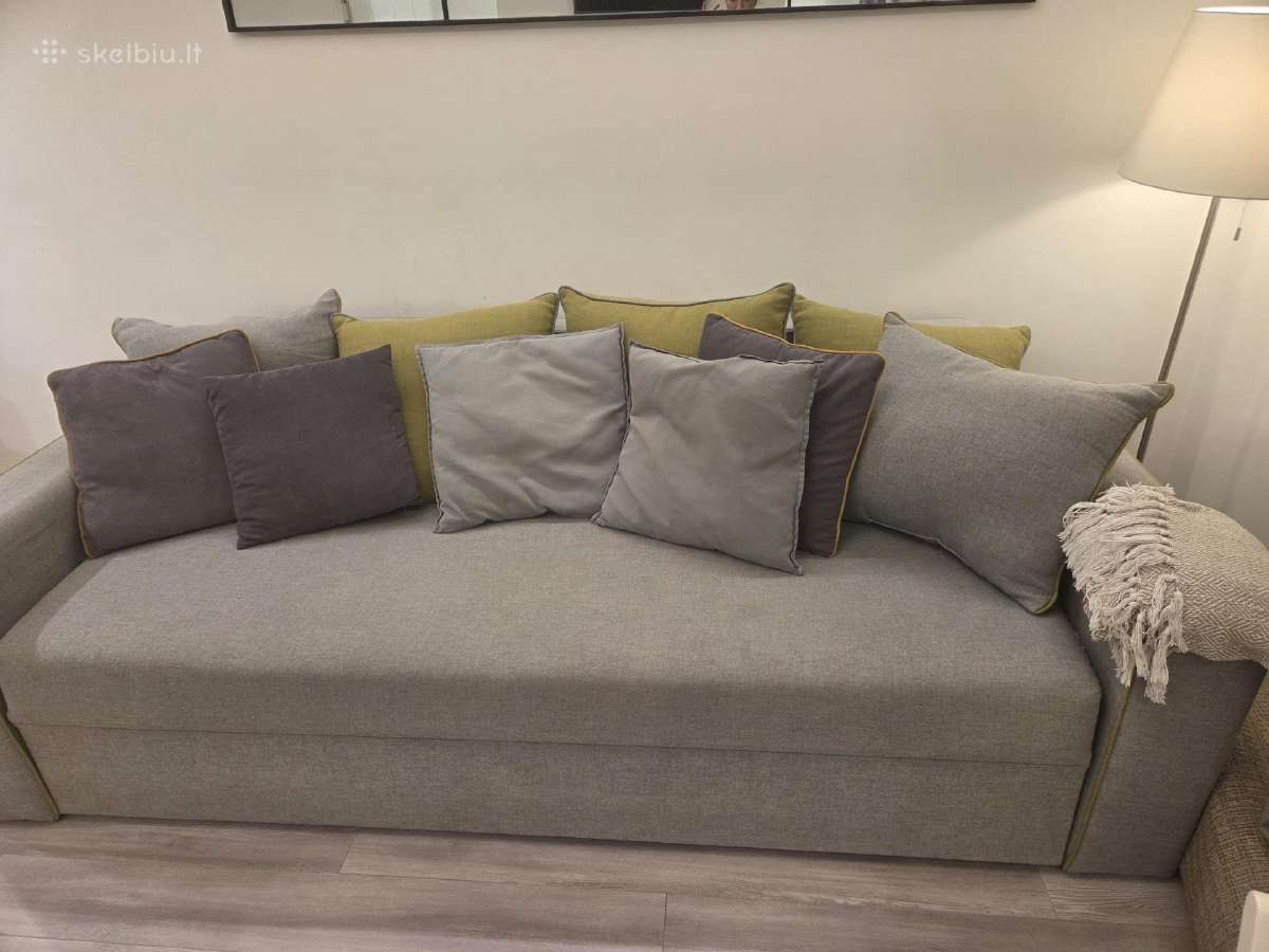 Sofa-lova su miego mechanizmu ir patalynės dėže - nuotraukos Nr. 3