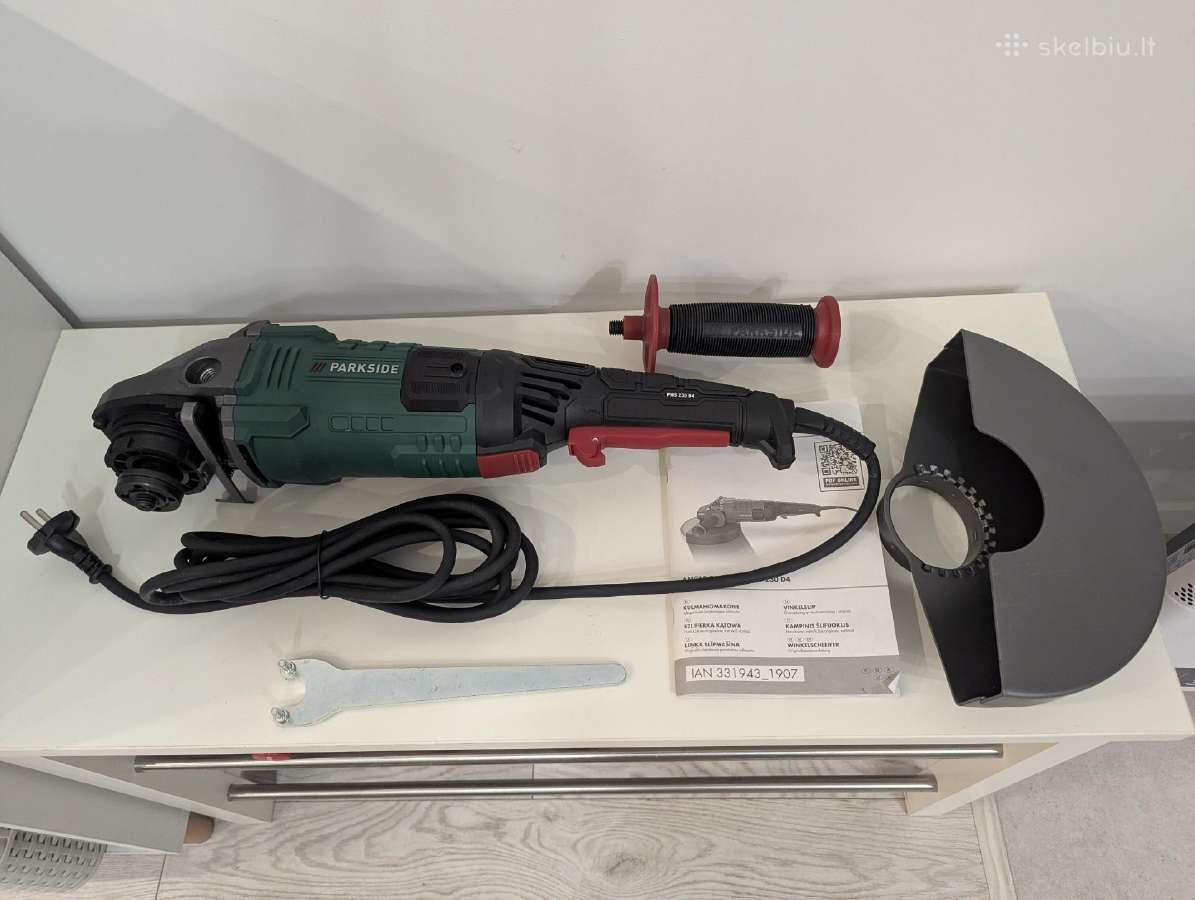 Parkside Pws 230 D4 kampinis šlifuoklis 2000 W - nuotraukos Nr. 4