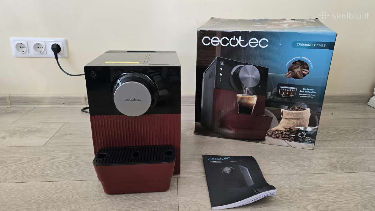 Cecotec Cremmaet Cube Red kavos aparatas - nuotraukos Nr. 3