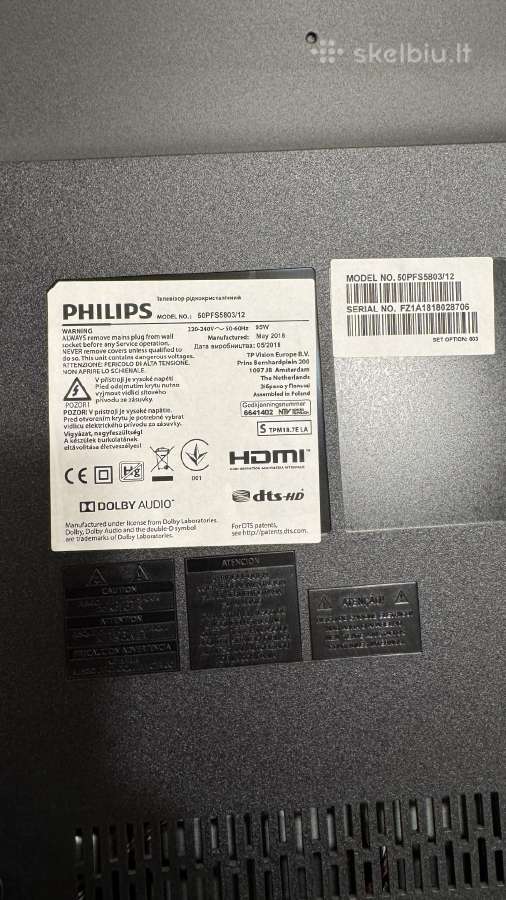 Philips 50 (126 cm) Smart TV - nuotraukos Nr. 5