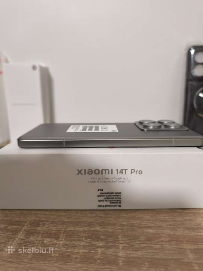 Xiaomi 14t Pro Titan Gray 12gb RAM 512gb Rom - nuotraukos Nr. 6