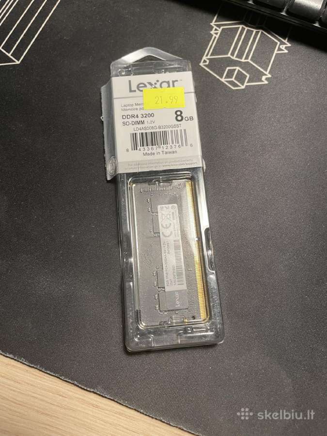 Laptopo ramas, lexar ddr4 3200 so-dimm 8gb - nuotraukos Nr. 2