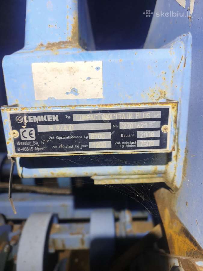 Lemken compact solitair 4 metru - nuotraukos Nr. 7