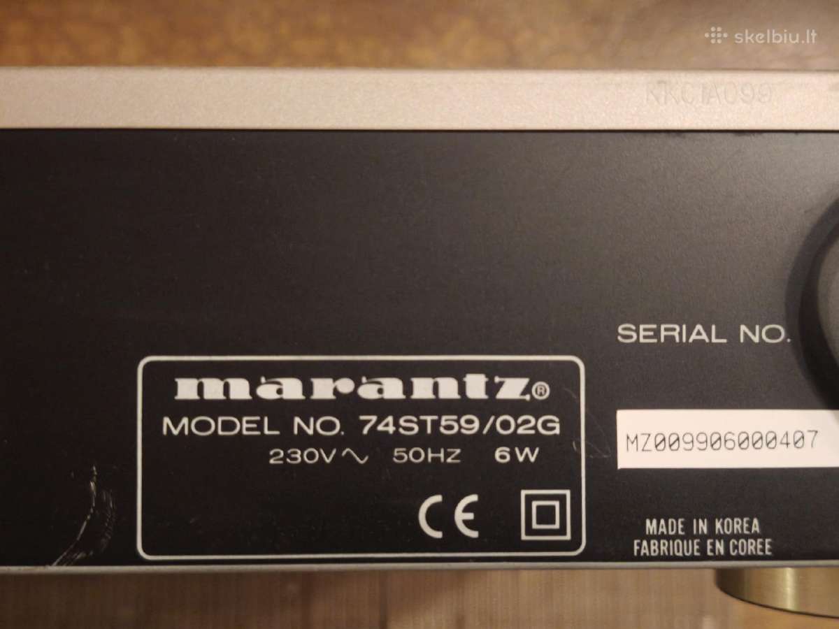 Marantz tuneris st-59 - nuotraukos Nr. 4