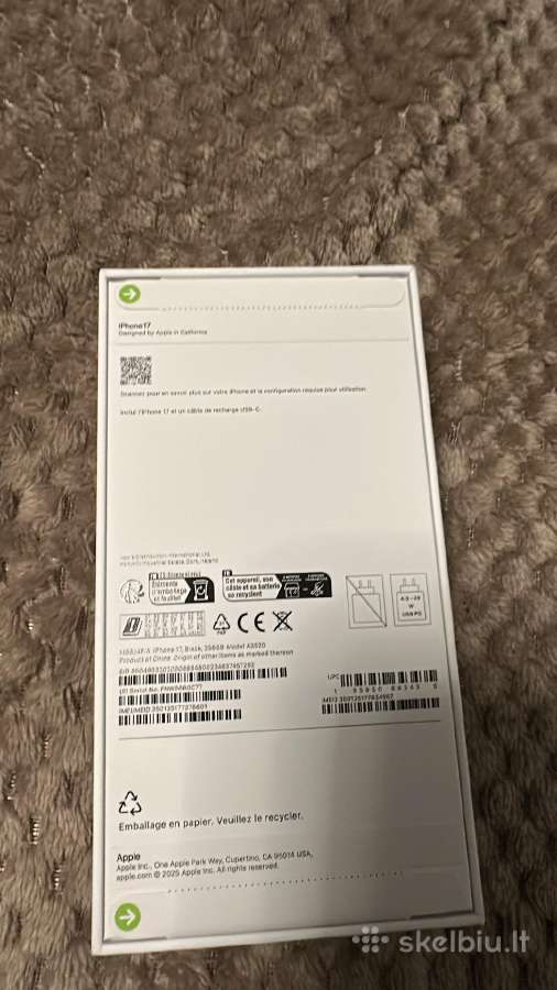 Apple iPhone 17 256 GB Black - nuotraukos Nr. 2