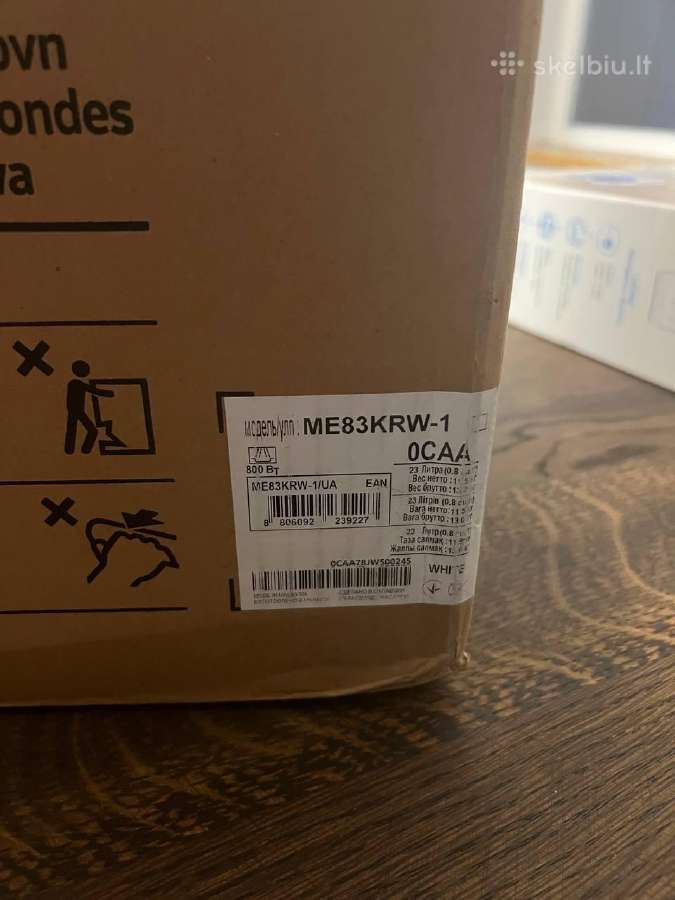 Mikrobangų krosnelė Samsung Me83krw-1 - nuotraukos Nr. 3