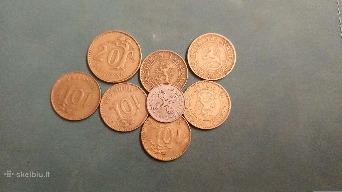 Suomija monetos 110 vnt iki 1942 - nuotraukos Nr. 2