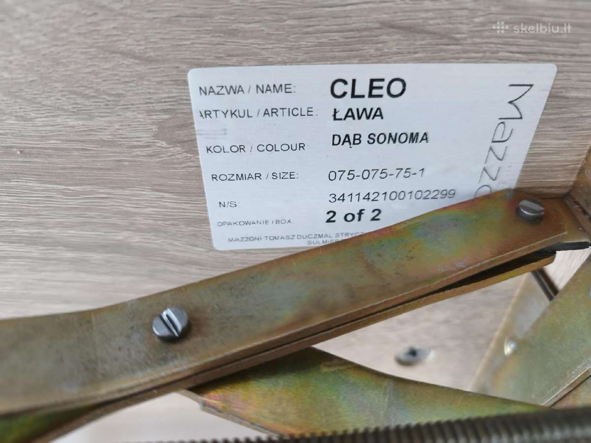 Transformuojamas stalas Cleo - nuotraukos Nr. 7