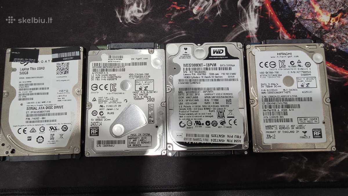Wd 1tb HDD, Samsung 250gb SSD - nuotraukos Nr. 4