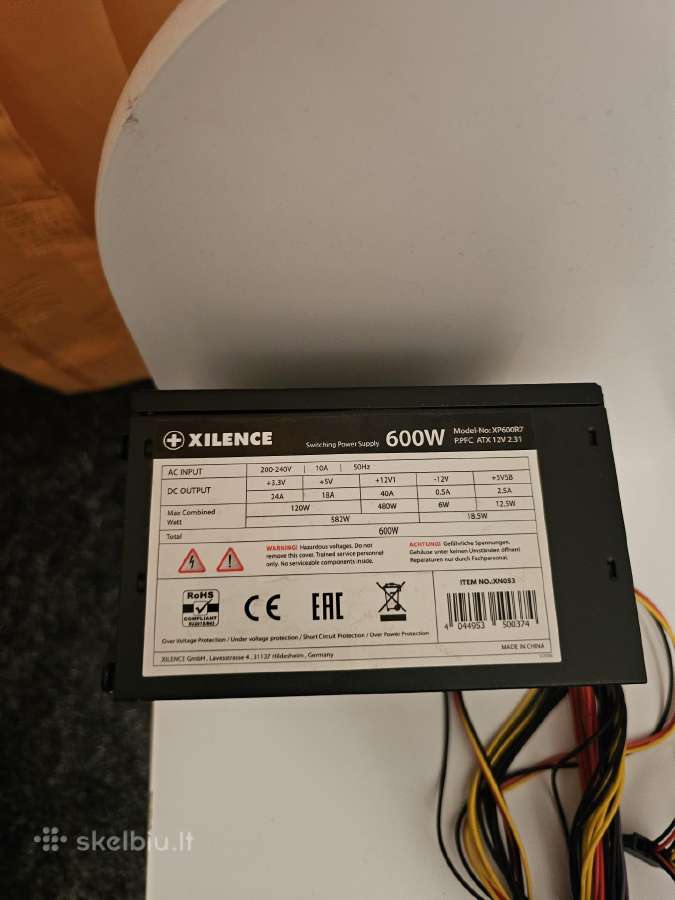 Xsilence 600w - nuotraukos Nr. 2
