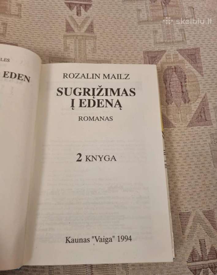 Sugrįžimas į Edeną 1 ir 2 knyga - nuotraukos Nr. 6