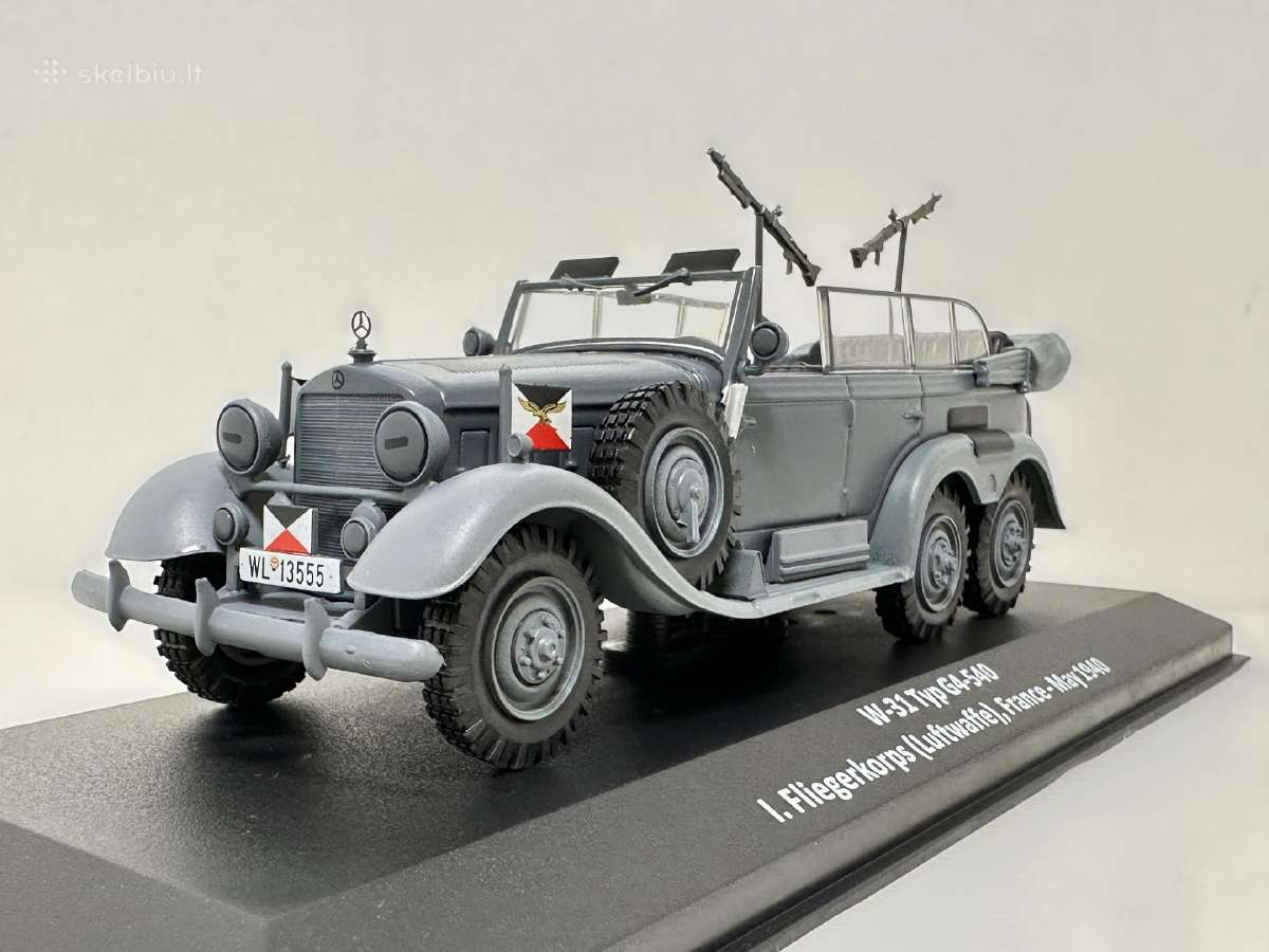 Mercedes-benz W31 Typ G4-540 I.fliegerkorp 1:43 - nuotraukos Nr. 3