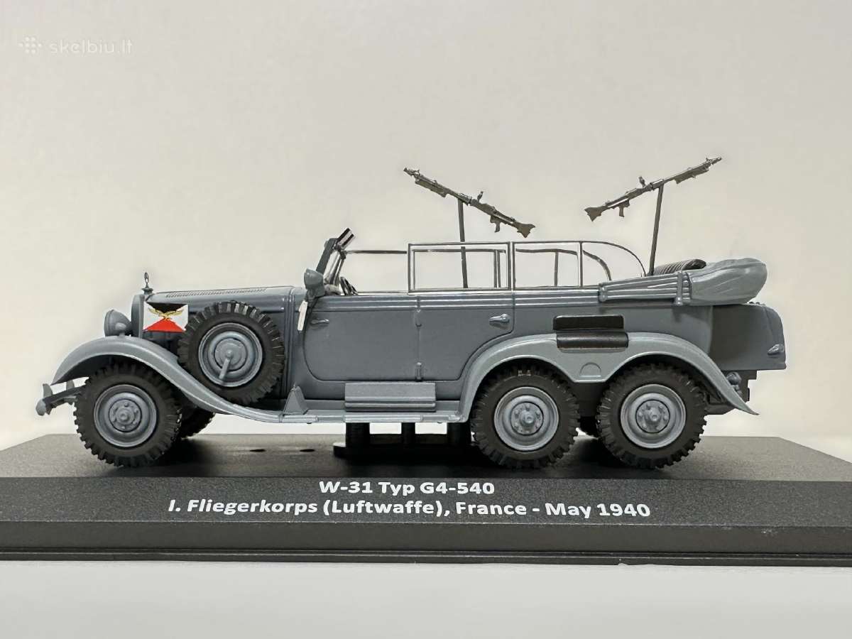 Mercedes-benz W31 Typ G4-540 I.fliegerkorp 1:43 - nuotraukos Nr. 4