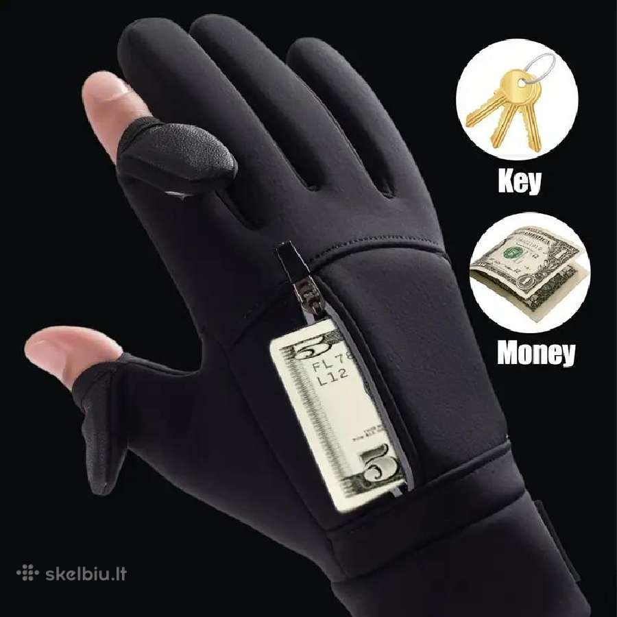 Pirštinės žvejams ir sportui M, L, XL - nuotraukos Nr. 2