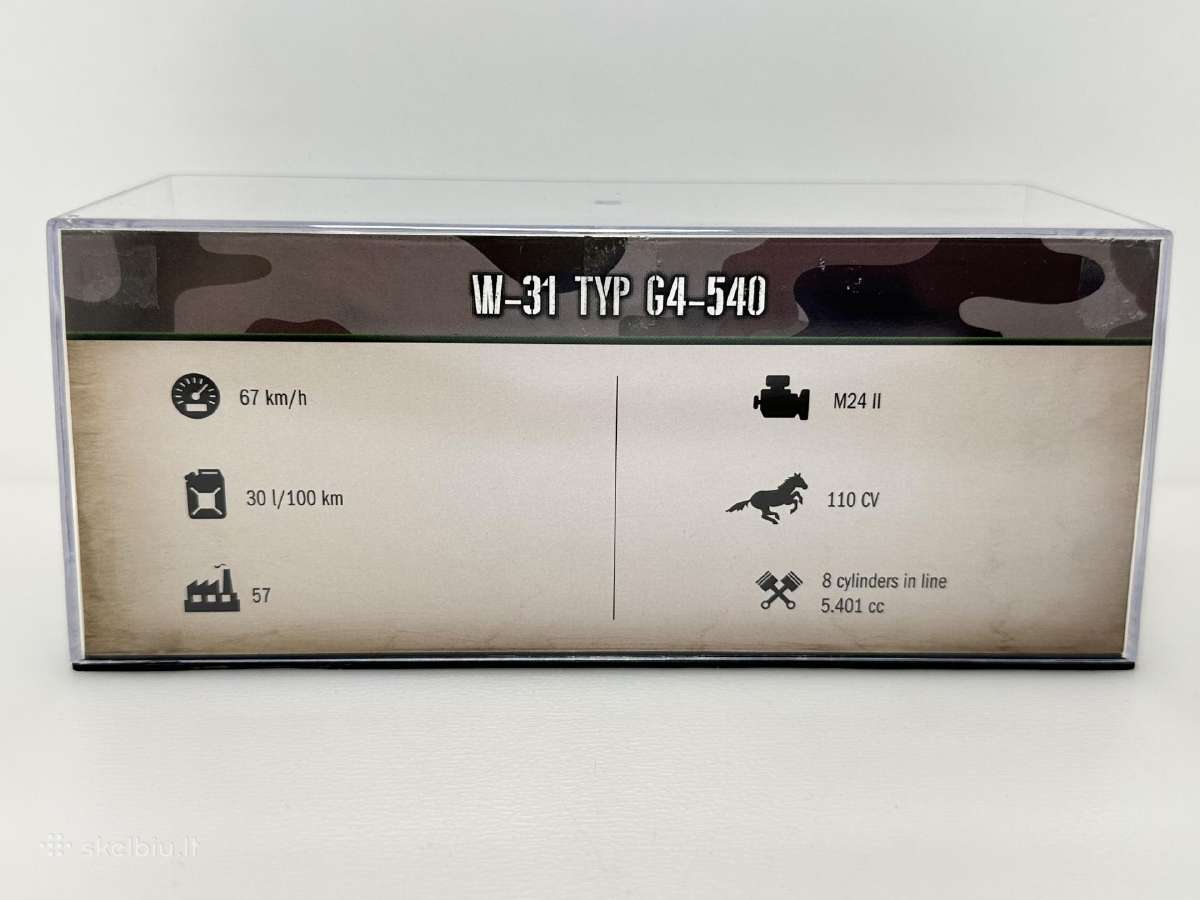 Mercedes-benz W31 Typ G4-540 I.fliegerkorp 1:43 - nuotraukos Nr. 7