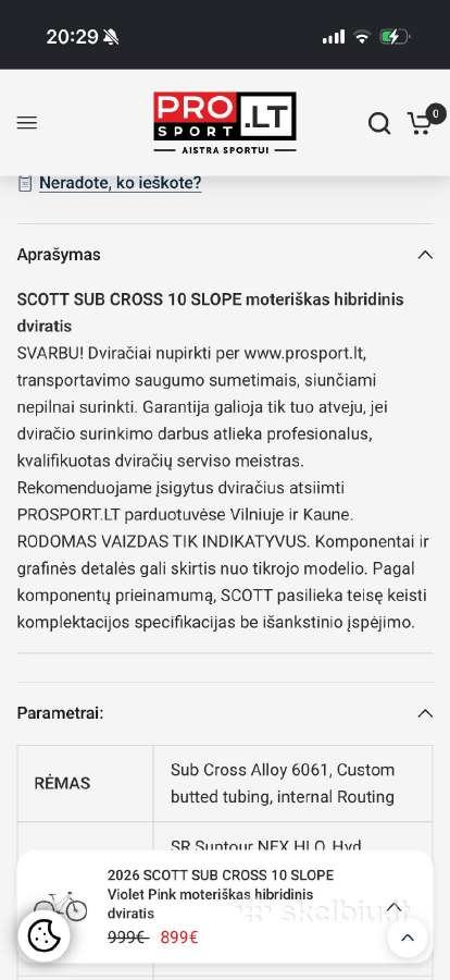 Dviratis scott - nuotraukos Nr. 6