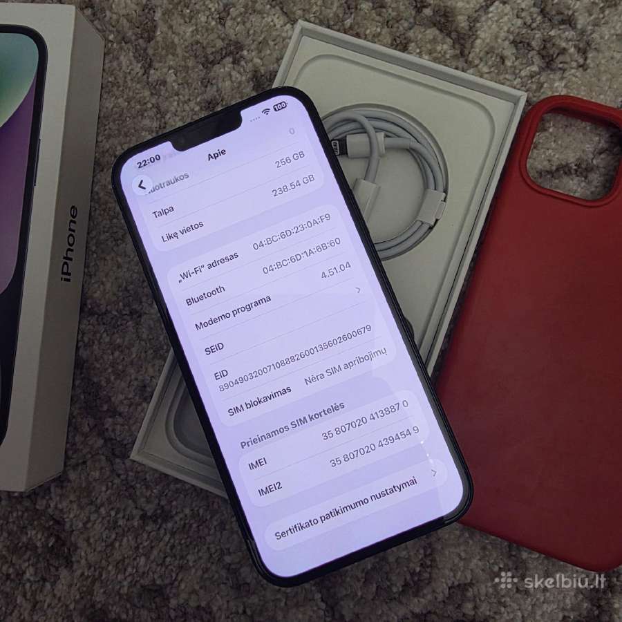 Parduodu iPhone 14 Plus 256gb - nuotraukos Nr. 6