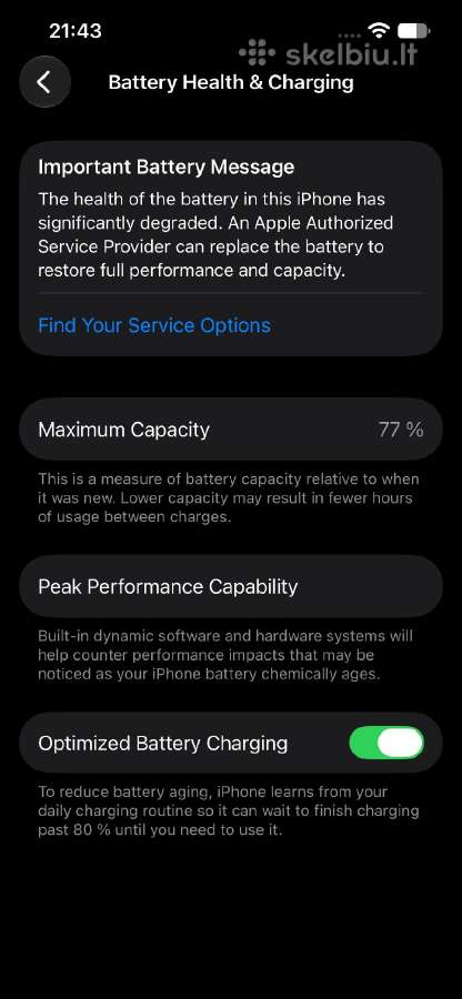 iPhone 13pro 128gb - nuotraukos Nr. 6