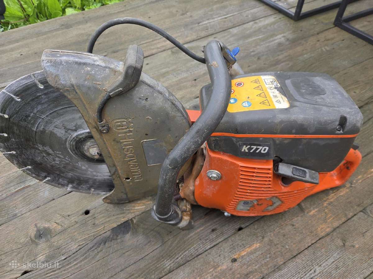 Husqvarna K770 benzininė betono/asfalto pjaustyklė - nuotraukos Nr. 2