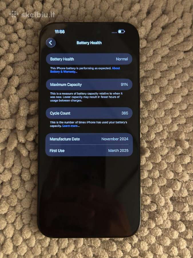 iPhone 16 Pro Max 256gb - nuotraukos Nr. 5