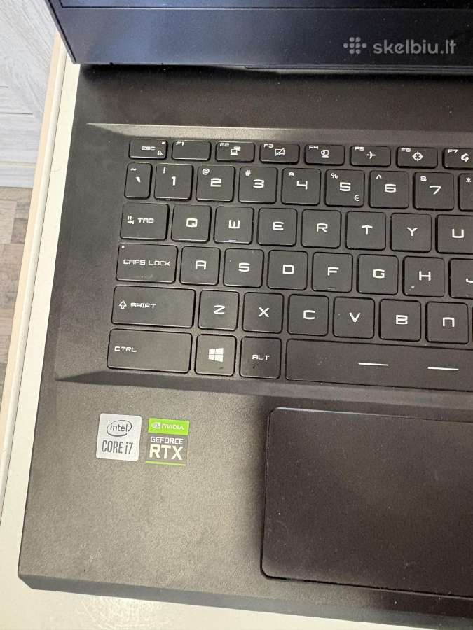 Msi Gp66 Leopard Rtx 3070 i7 16gb 1tb SSD - nuotraukos Nr. 9