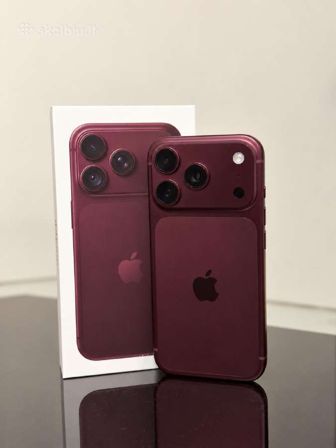 Naujas iPhone 18 Pro 256gb Burgundy - nuotraukos Nr. 4