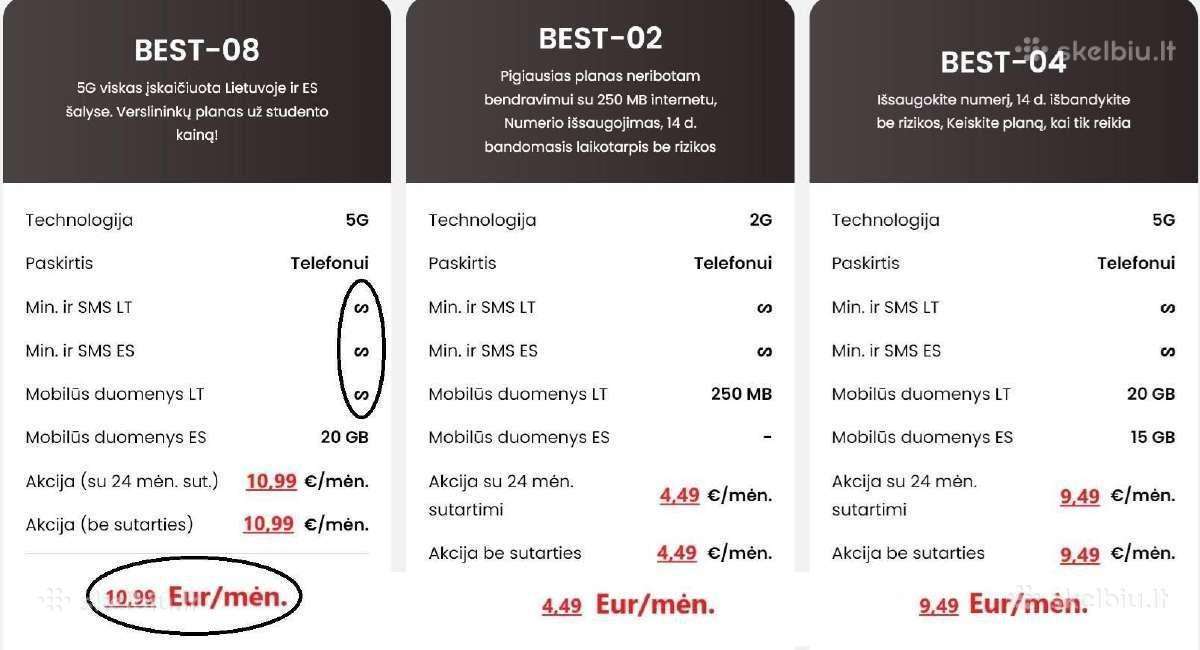 Lengvi tel. numeriai =1234 + 666 + 777 + 888 + 999 - nuotraukos Nr. 4