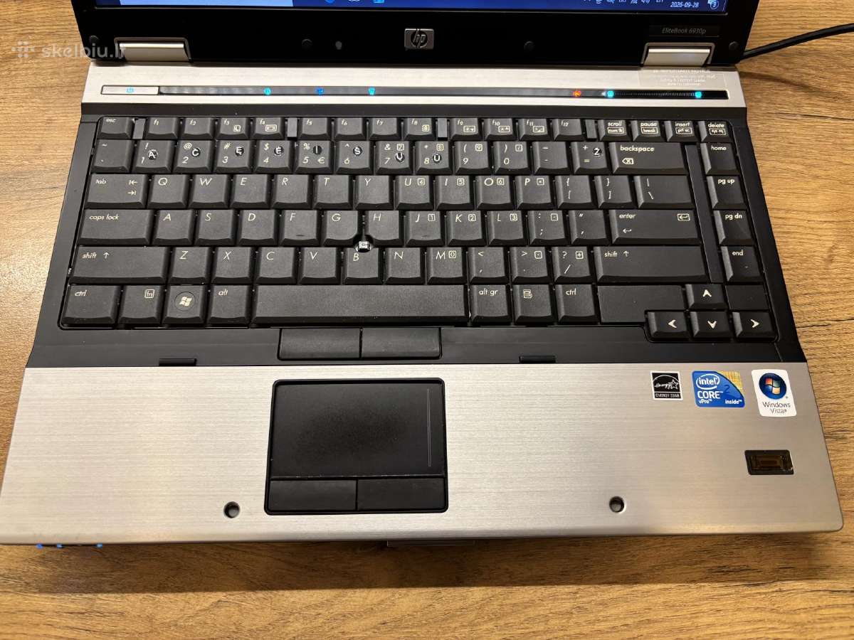 Hp Elitebook 6930p - nuotraukos Nr. 2